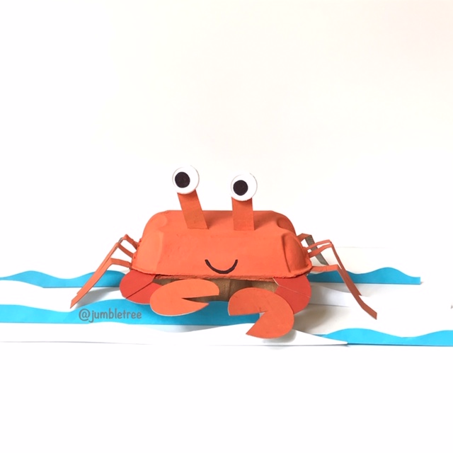 Jumble Tree Crabby the egg carton crab