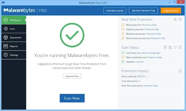 تحميل برنامج Malwarebytes Anti-Malware 2020 مجانا للحماية من الفيروسات