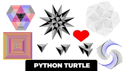 Python Turtle - Draw Different Shape, Design In Python Turtle Graphics ...