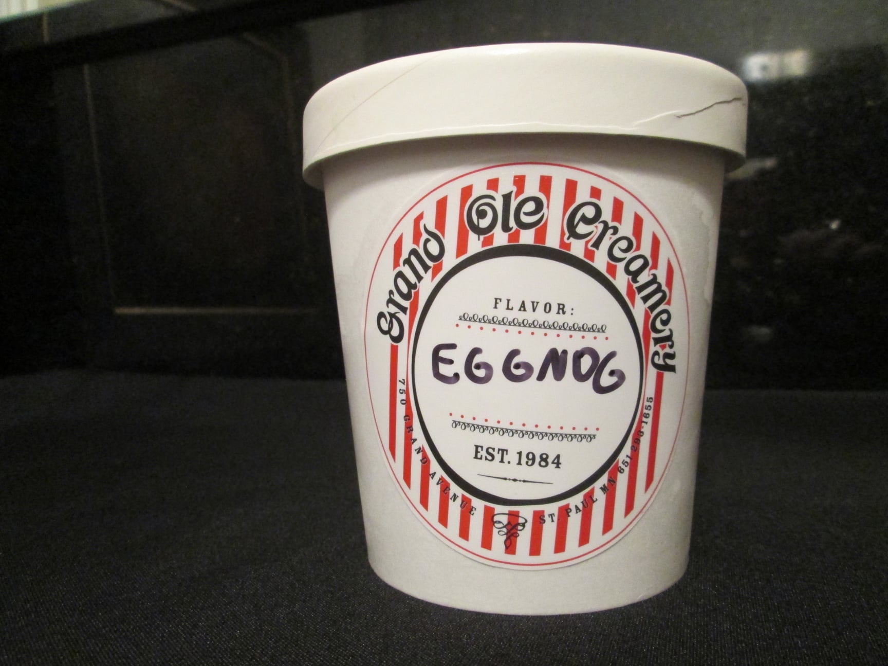 David's Ice Cream Reviews Grand Ole Creamery Egg Nog