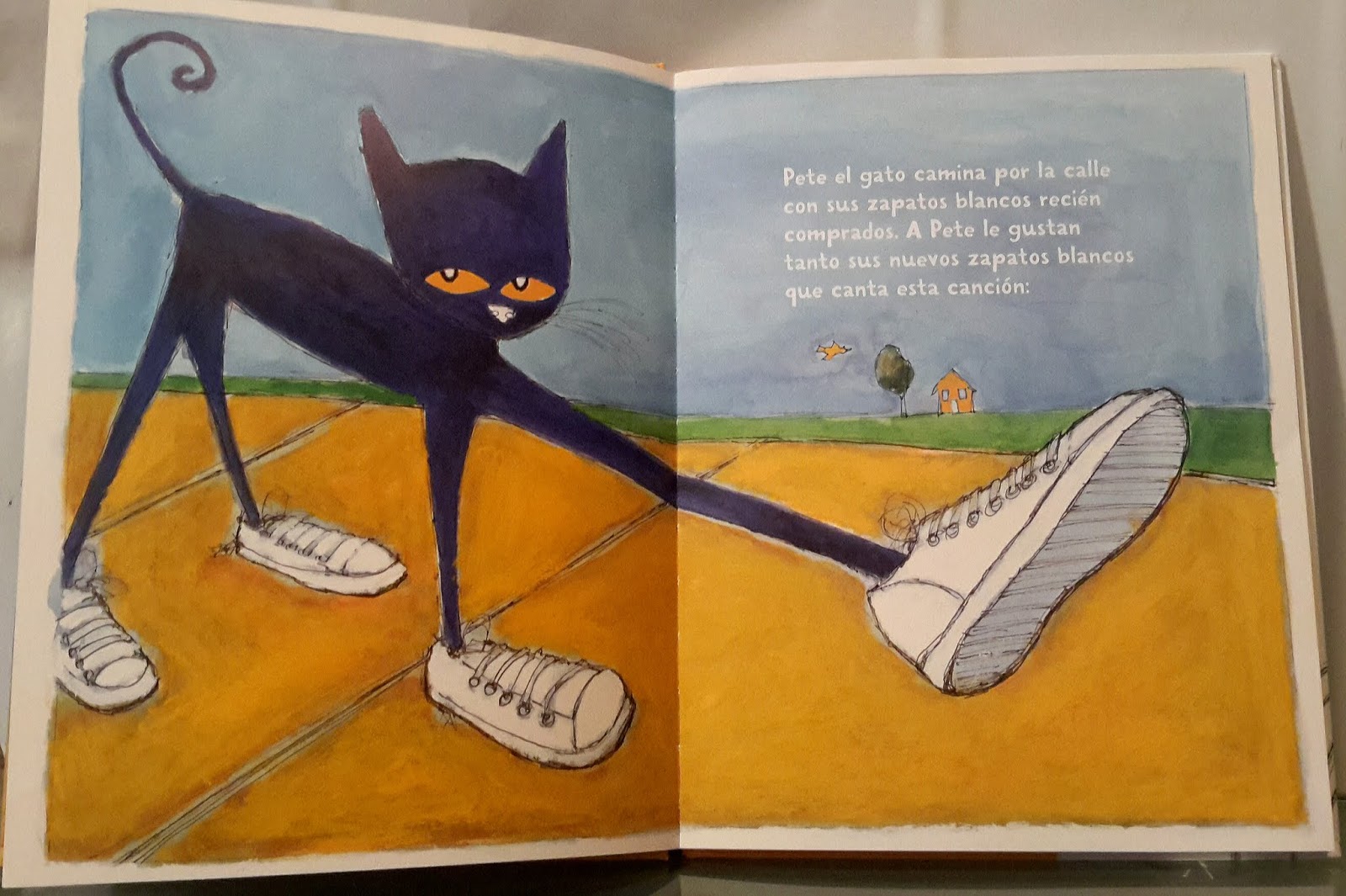 Coleccionando cuentos Pete, el gato. I love my white shoes