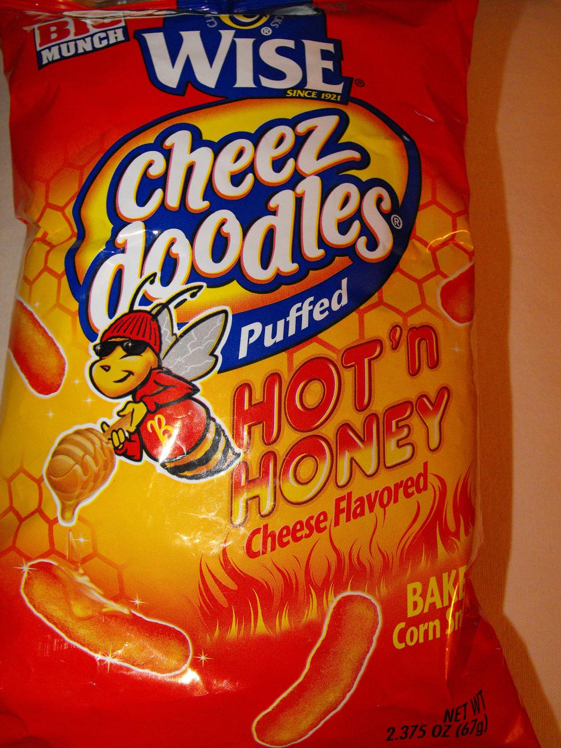Hot Chicks Eatin' Spicy Chips Snack 173 Wise Hot ‘n Honey Cheese