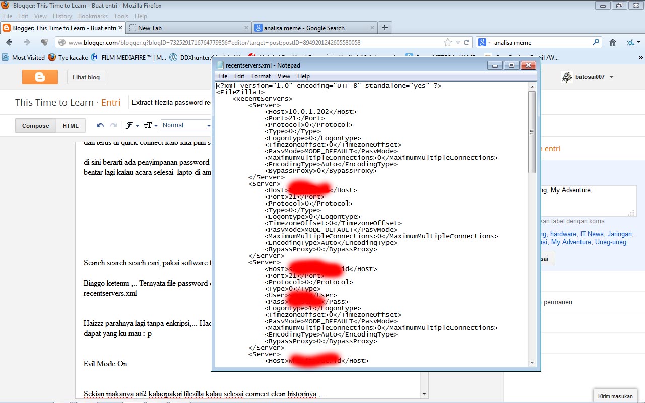 Filezilla Password Xml File