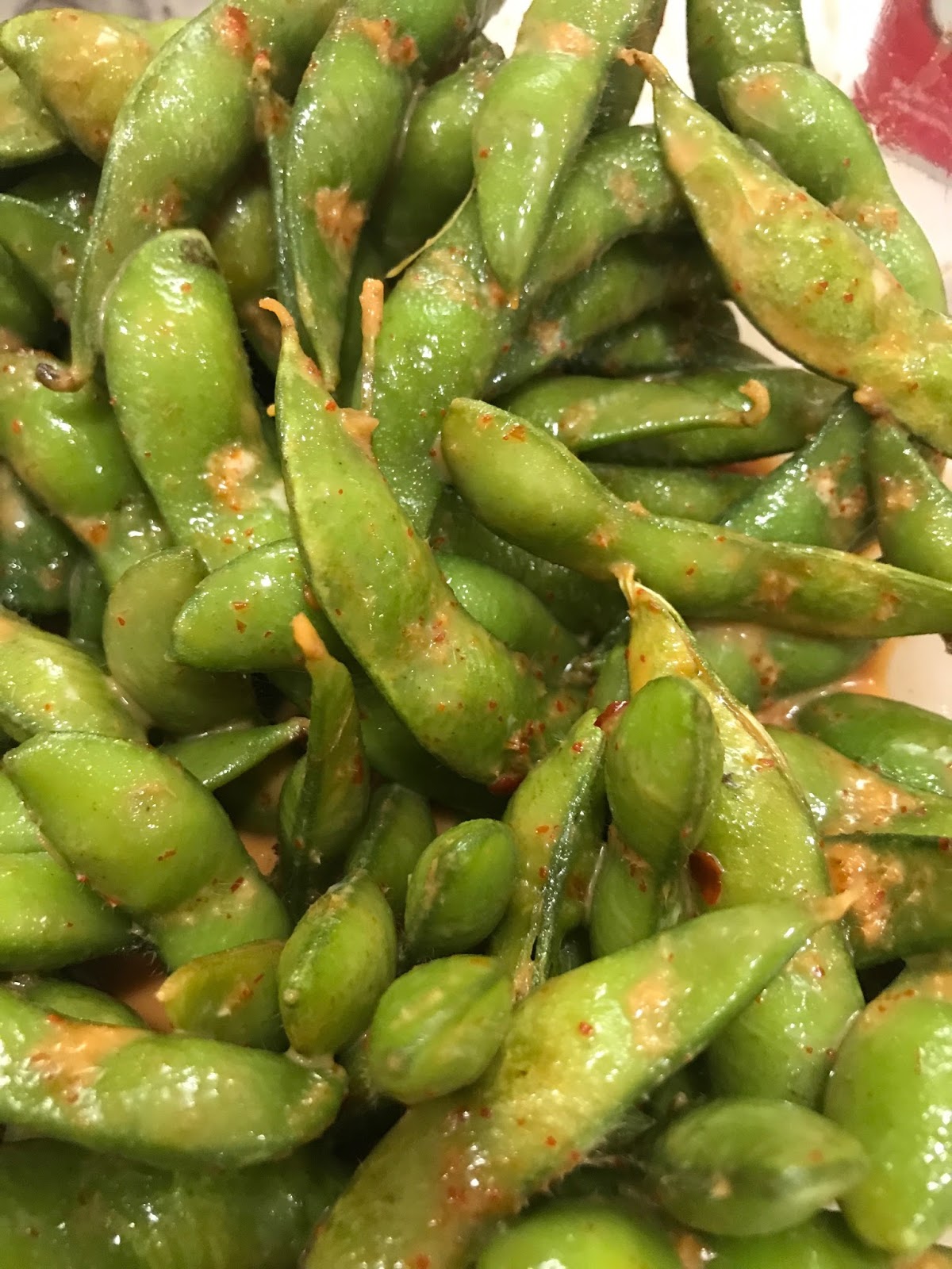 Garlic Chili Edamame