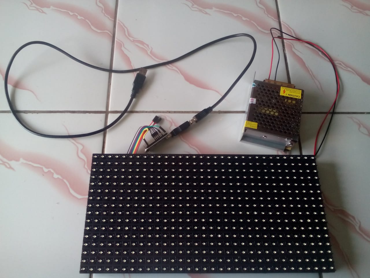p10 led panel arduino
