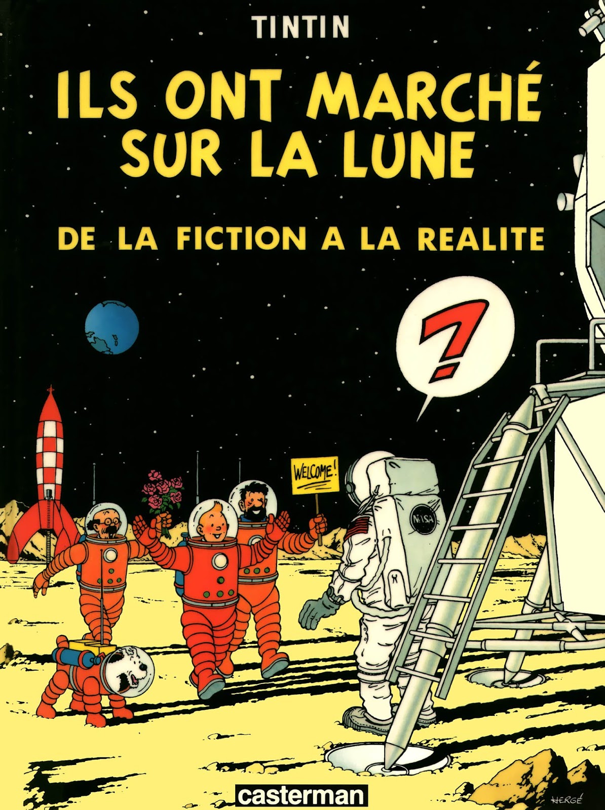 Tintin On A Marche Sur La Lune Seulement BD: TINTIN ET LA LUNE: Objectif lune - On a marché sur la