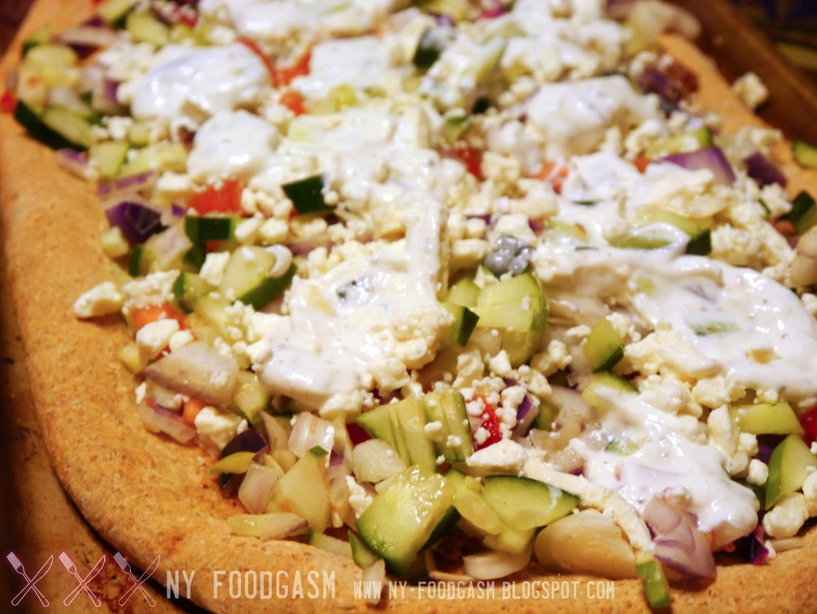 NY FoodGasm: Greek Gyro Pizza