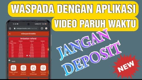 Aplikasi Video Paruh Waktu Penghasil Uang, Aman ataukah Penipuan. Yuk Cek Disini Aplikasi Video Paruh Waktu Penghasil Uang, Aman ataukah Penipuan. Yuk Cek Disini