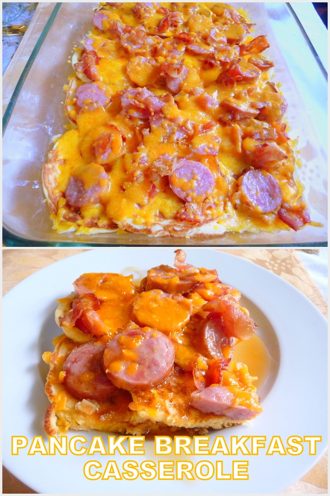 PANCAKE BREAKFAST CASSEROLE