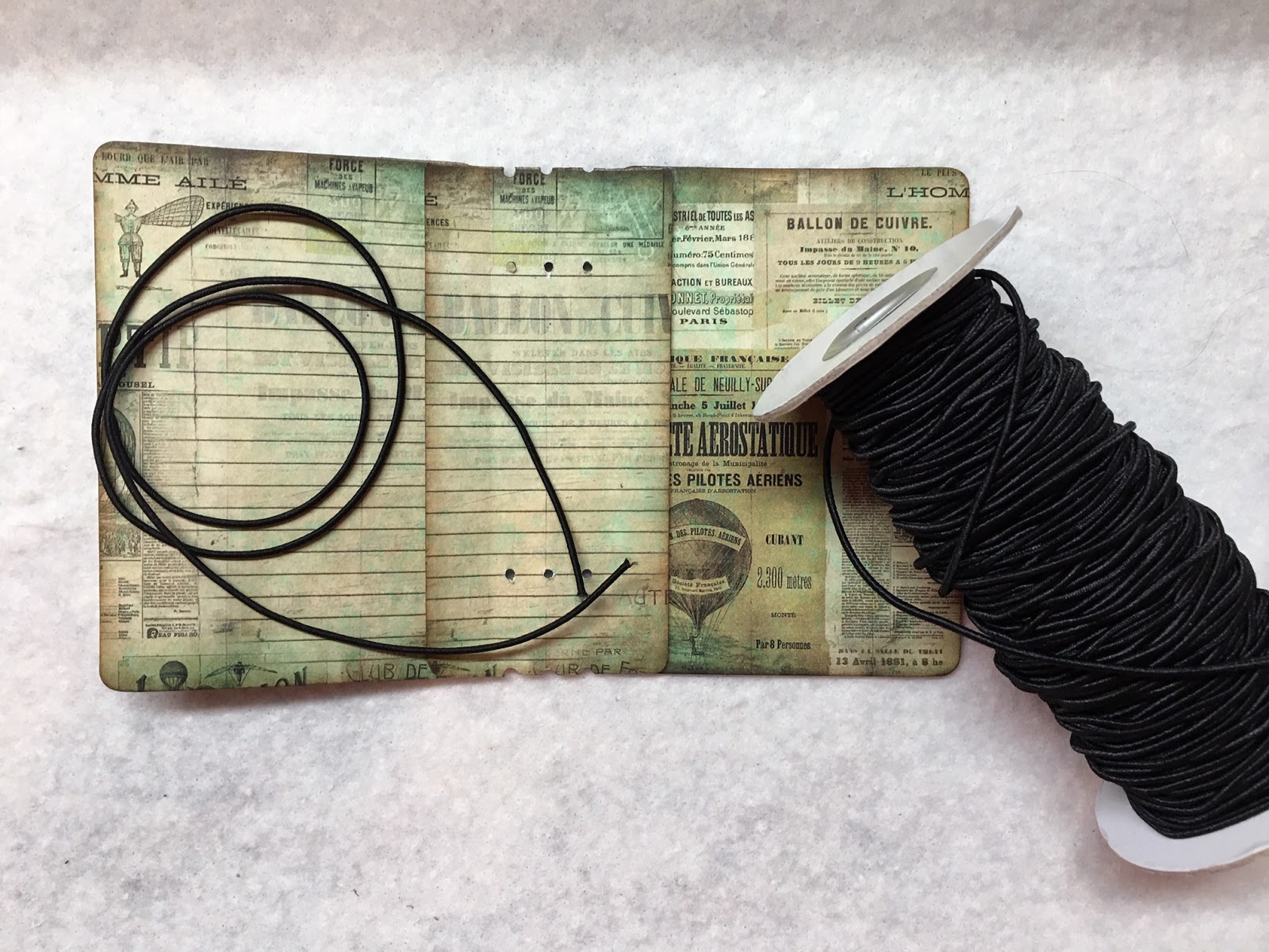 Bountiful Heirlooms Tutorial Threading Elastic Cording Through the