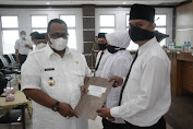 Wakil Bupati Aceh Utara Serahkan SK 78 PPK Penyuluh Pertanian  