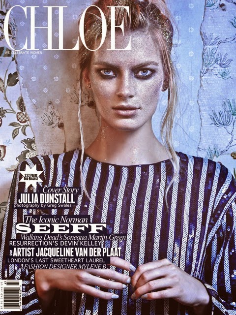 mode models blog: Julia Covers Chloe Magazine by Greg Swales!