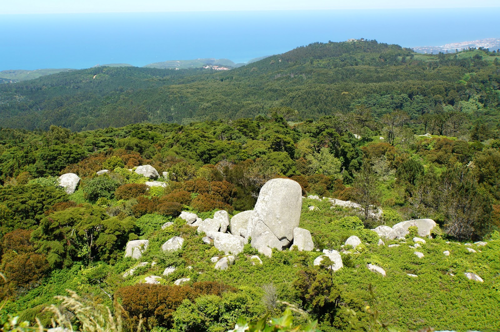 Vue du monastère de Peninha - Portugal