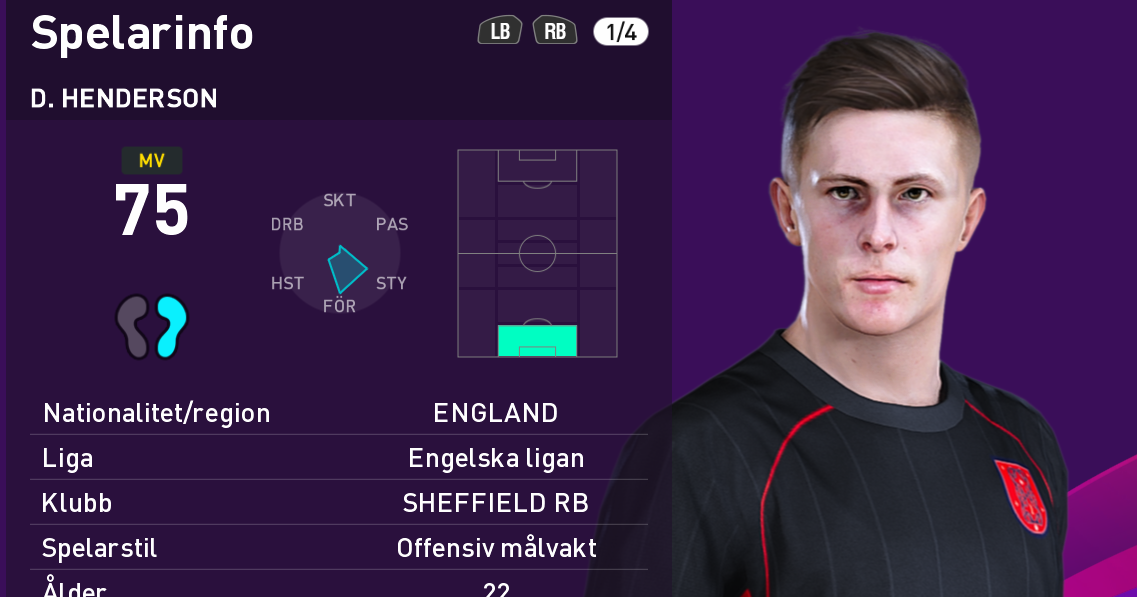 Pes 2020 Faces Dean Henderson By Random Facemaker Pesnewupdate Com Free Download Latest Pro Evolution Soccer Patch Updates