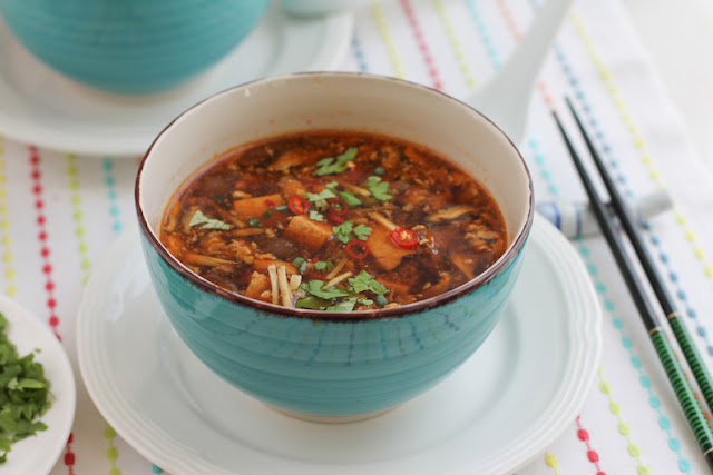 Food Lust People Love: Hot and sour chicken soup is a restaurant favorite that is quick and easy to make at home. With bits of chicken breast and cubes of tofu, it’s high in protein with a comforting spicy and flavorful broth that will cure whatever ails you.