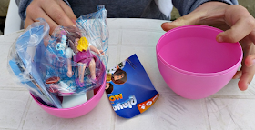 The contents of the PLAYMOBIL Easter Egg ready to be put together