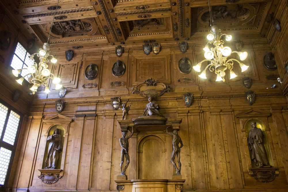 The anatomical theater in Bologna