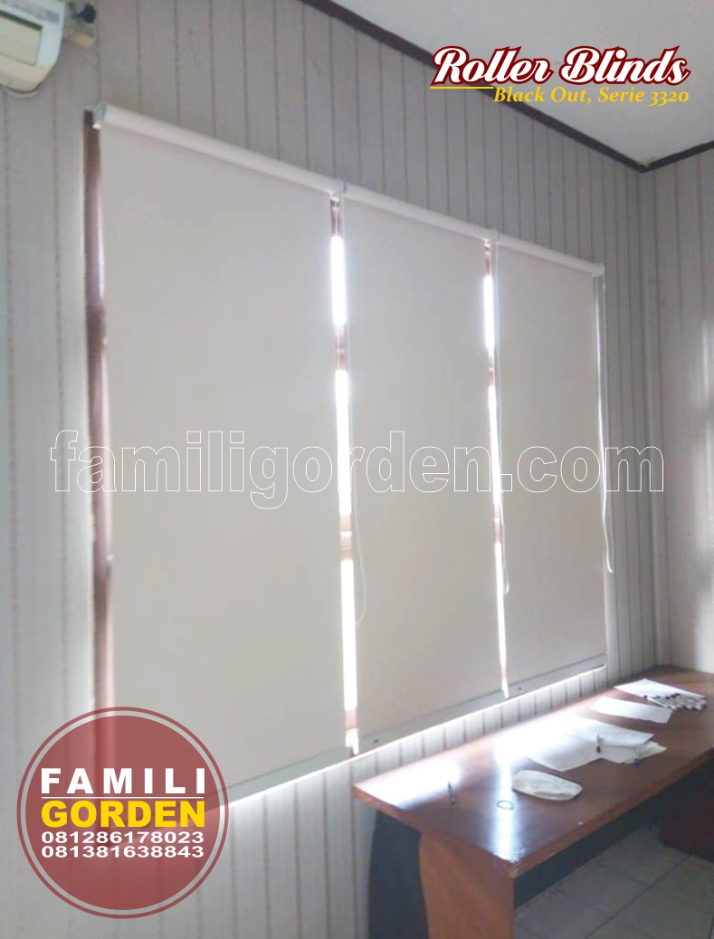 Penjual Roller Blinds di Depok, Jakarta, Bekasi, Tangerang Selatan