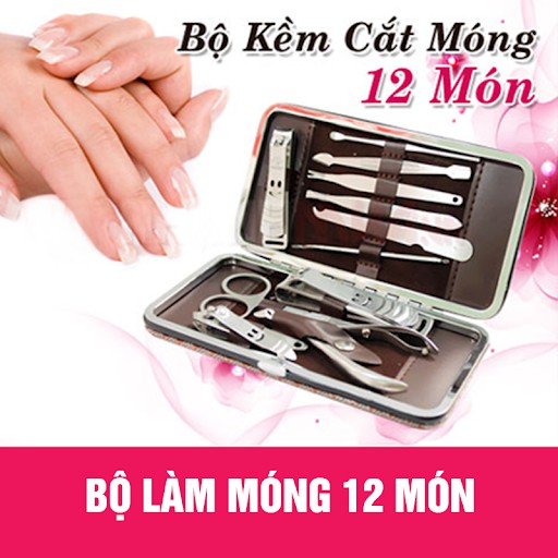 Bộ Làm Móng Tay Chân 12 món  (Nail)