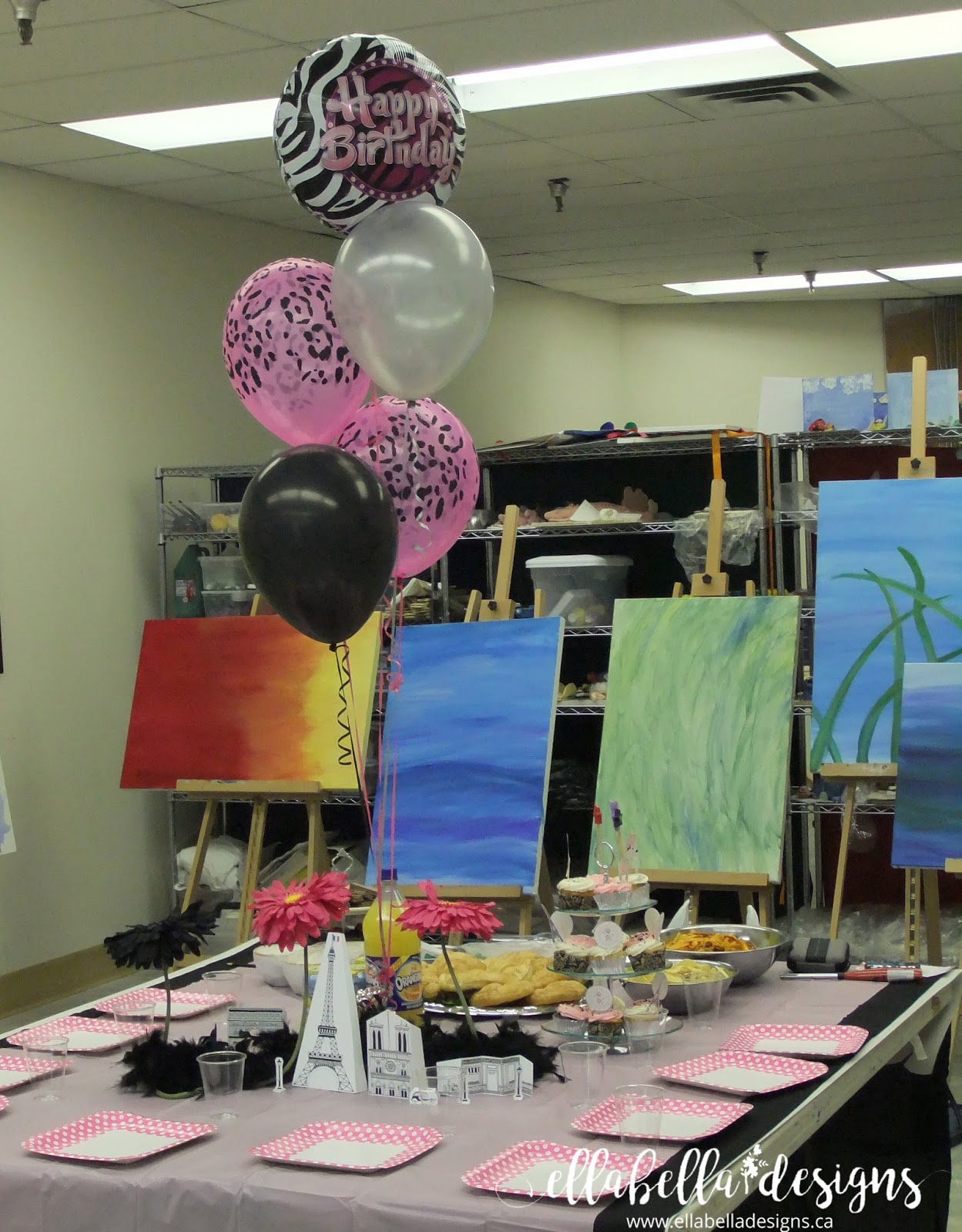 Ellabella Designs French Pink Poodle Paris 8th Birthday Party