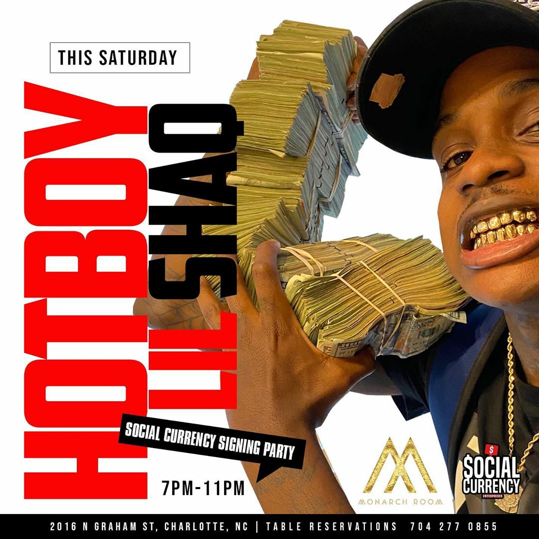 Charlotte Rapper HotBoy Lil Shaq signs with Social Currency Enterprises