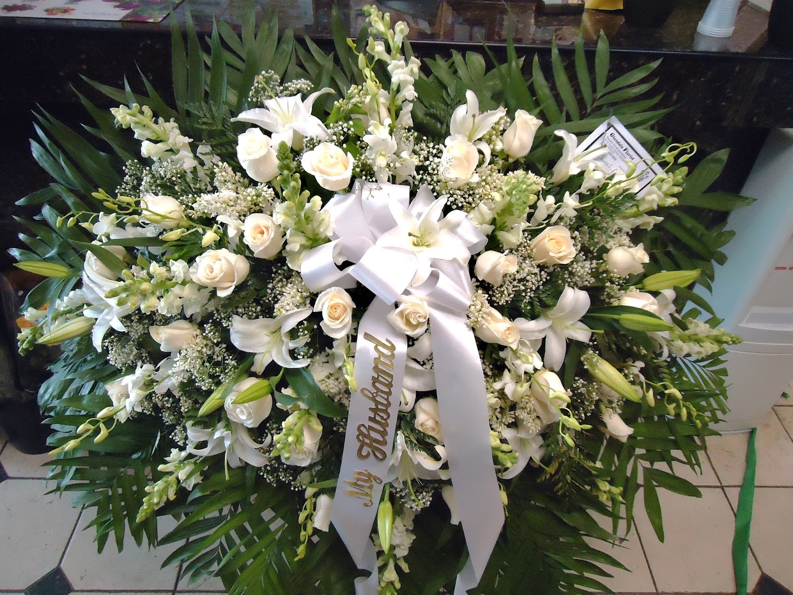 Glendale Florist Funeral Designs Casket covers