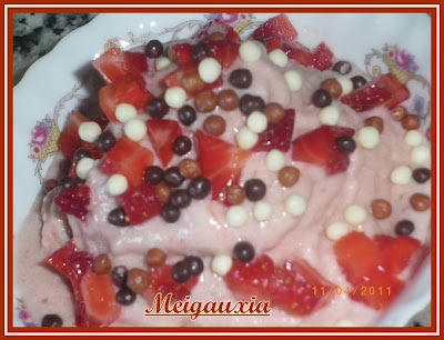 Sorbete de melón y fresas 