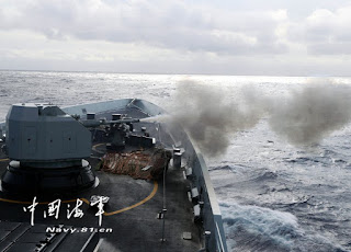 Entrenamiento en el mar de China Meridional