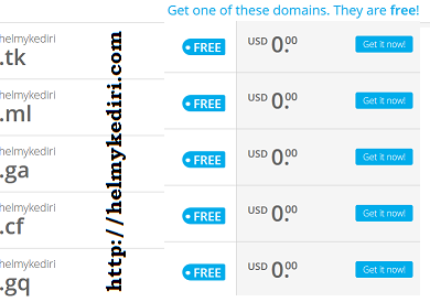 daftar domain gratis freenom