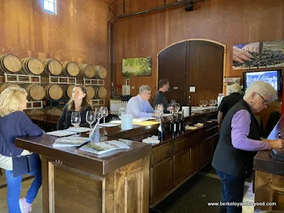 wine-tasting bar at VJB Vineyards & Cellars in Kenwood, California