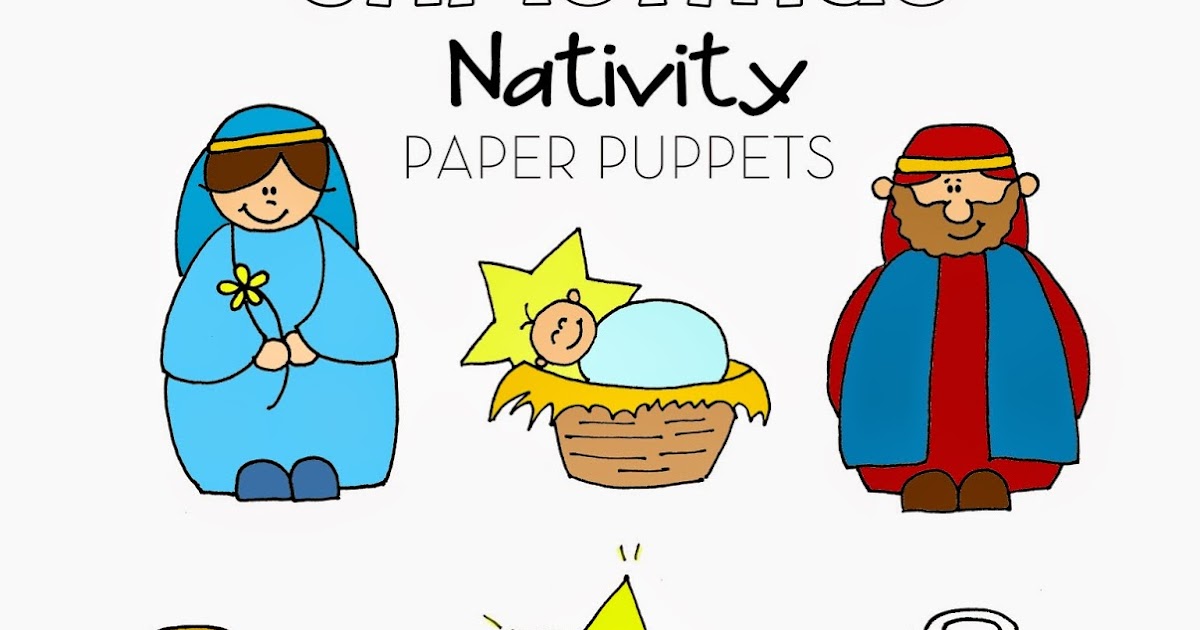 Spring Time Treats Nativity Paper Puppets FREE Printables