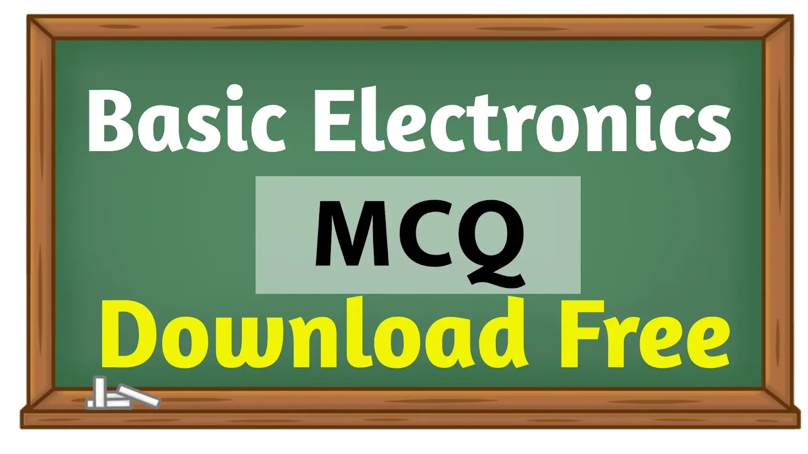 Basic Electronics MCQ Download