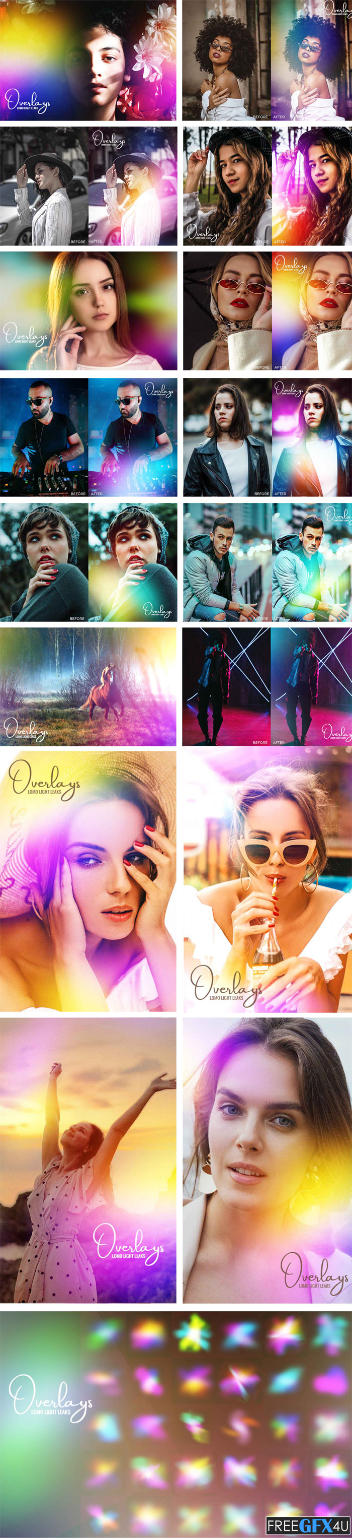Download Lomo Light Leaks Overlays Full Pack Lomo Light Leaks Overlays Full Pack