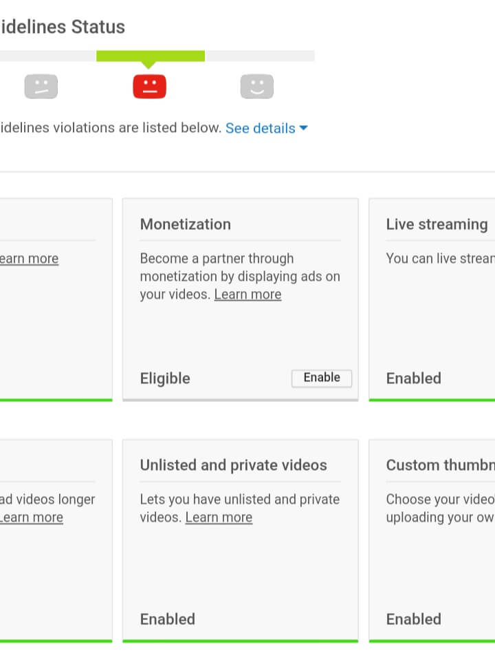 YouTube account link AdSense