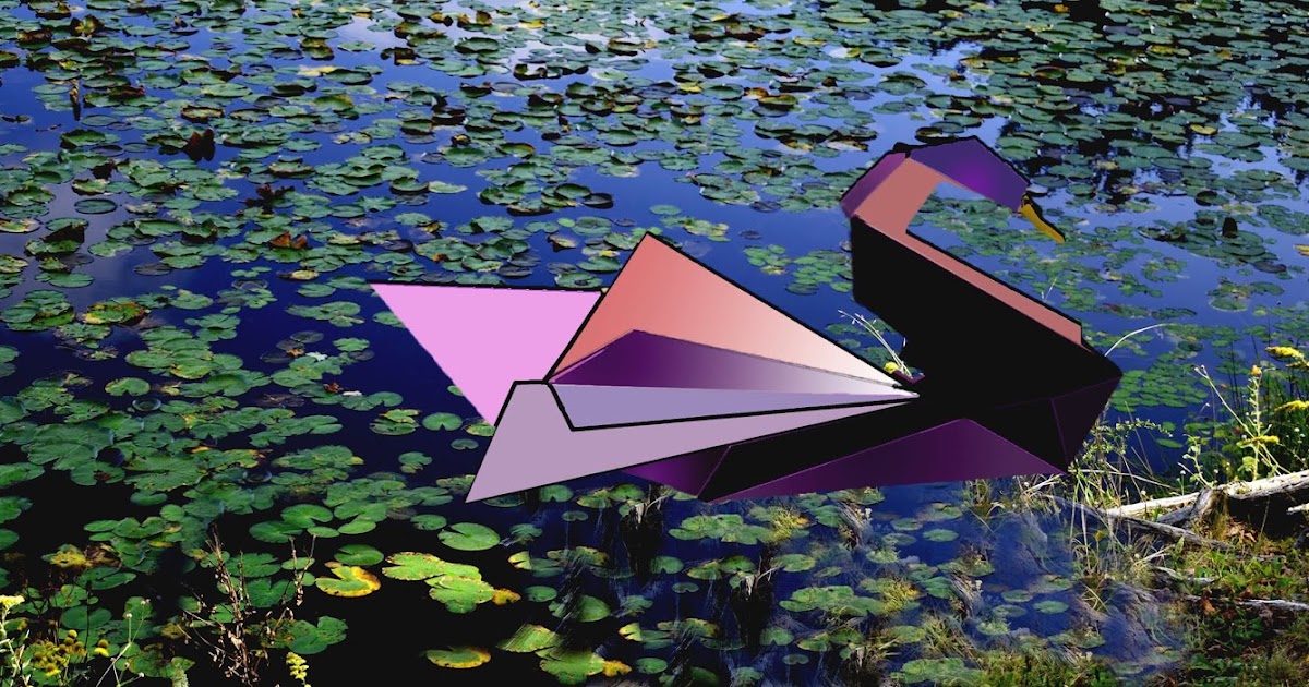 Origami Swan_Cone_Lake