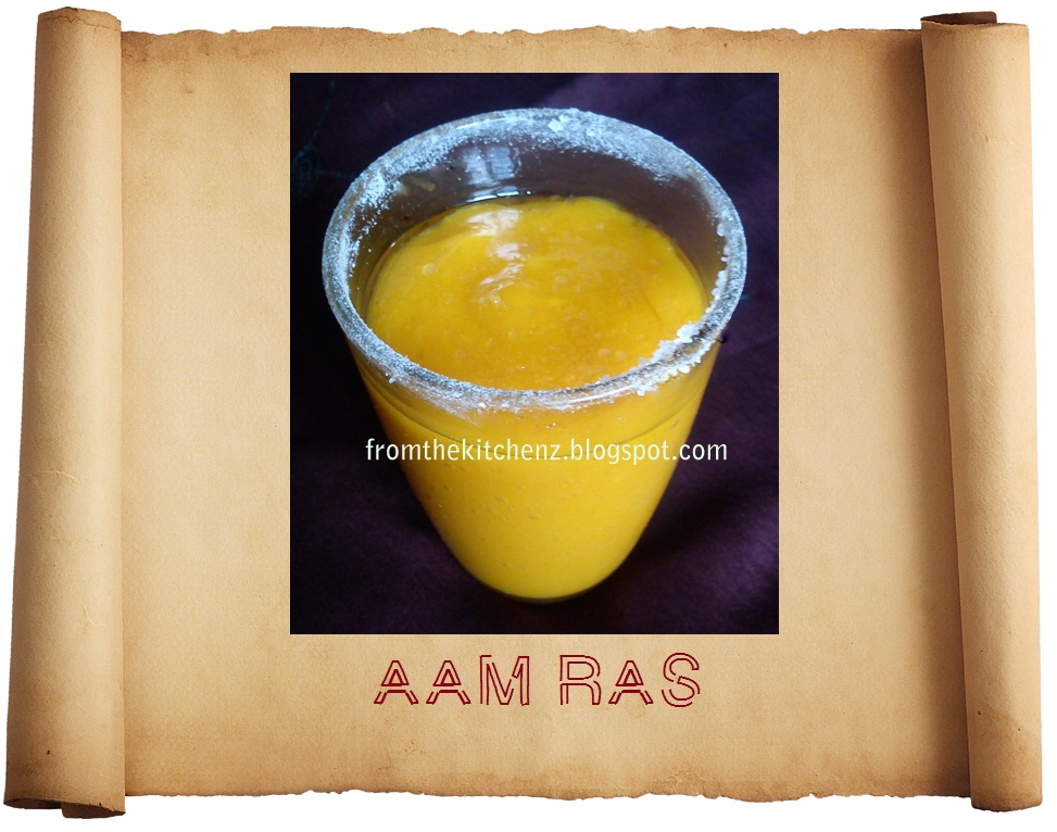 FROM THE KITCHENZ: AAM RAS