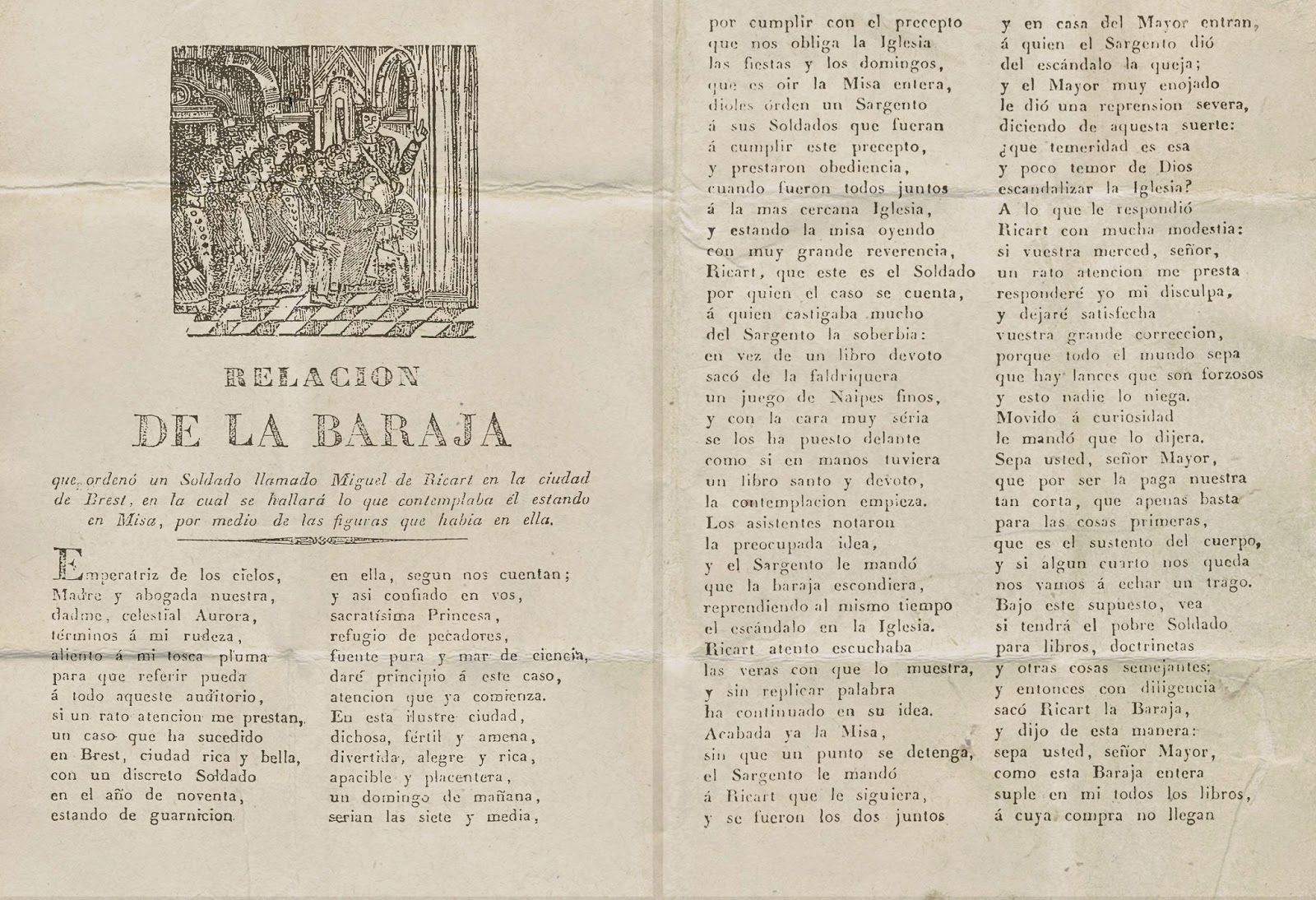 Almanaque: La baraja explicada por un soldado