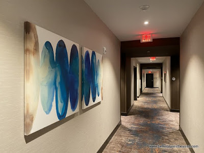 hallway at Ayres Hotel Vista Carlsbad in Southern California