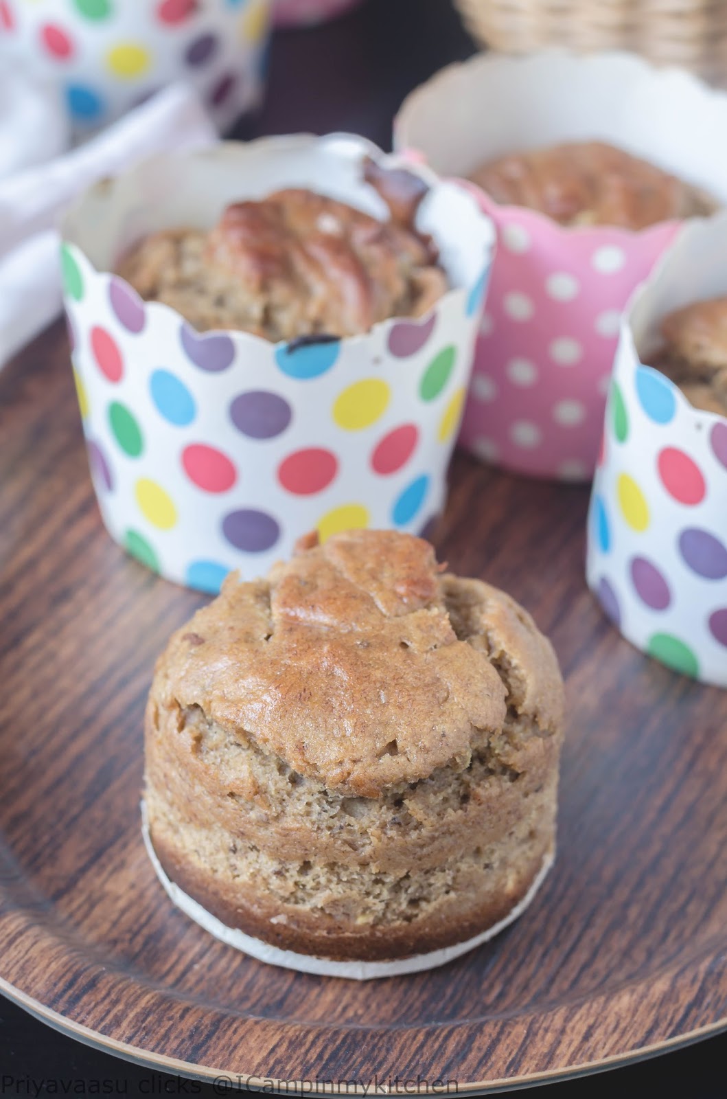 Buckwheat flour Banana Muffins Vegan, Glutenfree I Camp in my Kitchen