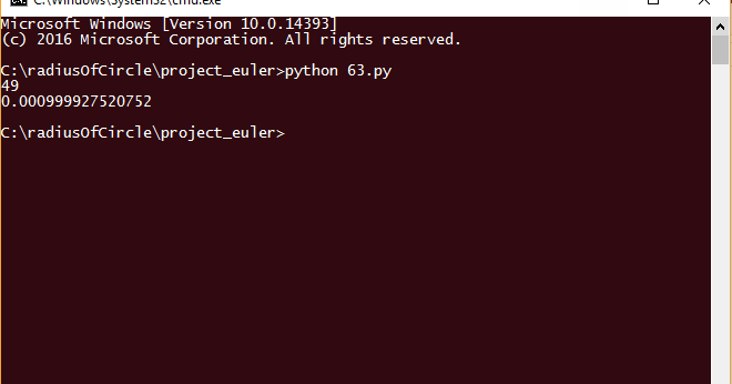 Project Euler Problem 63 Solution With Python