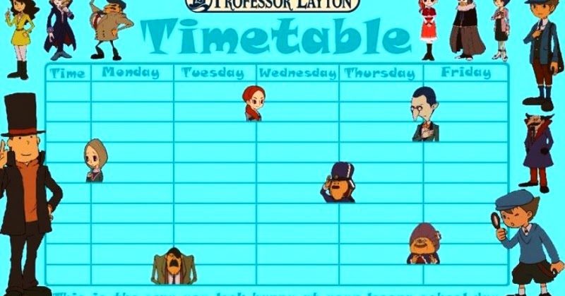 Terkeren 30 Gambar Kartun Jadwal Pelajaran Gambar Kartun