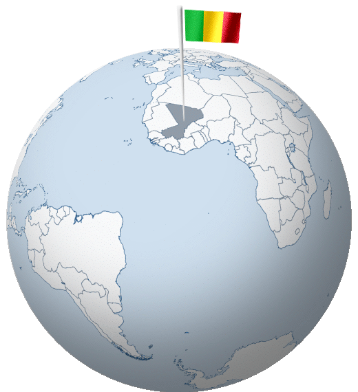 Flag of Mali (GIF) All Waving Flags