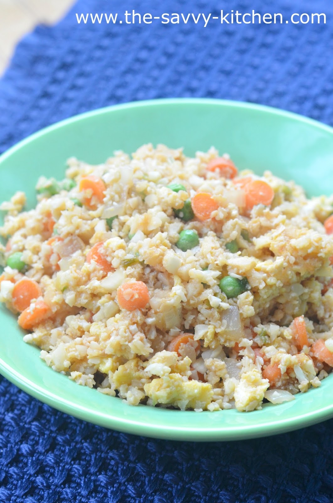 The Savvy Kitchen Cauliflower Fried "Rice"