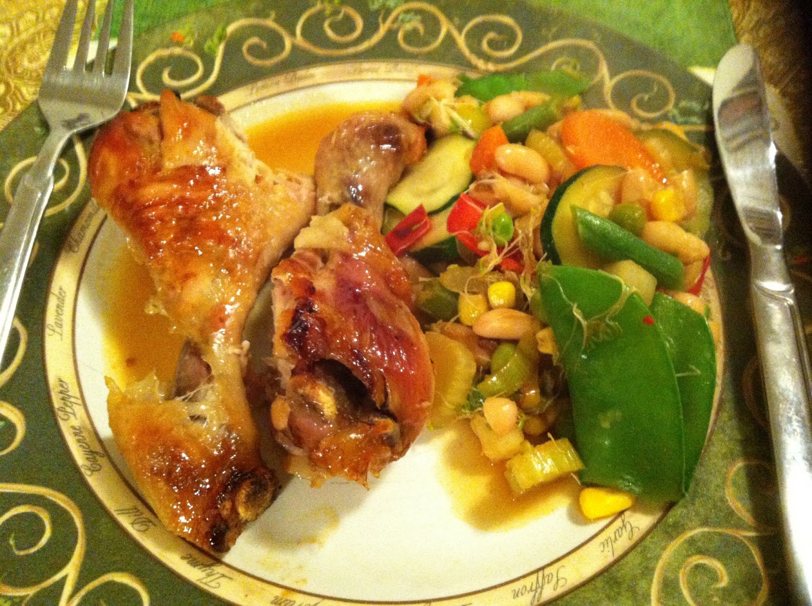 Adam Liaw's Roasted Chicken Drumsticks with Chilli and Honey Laws of