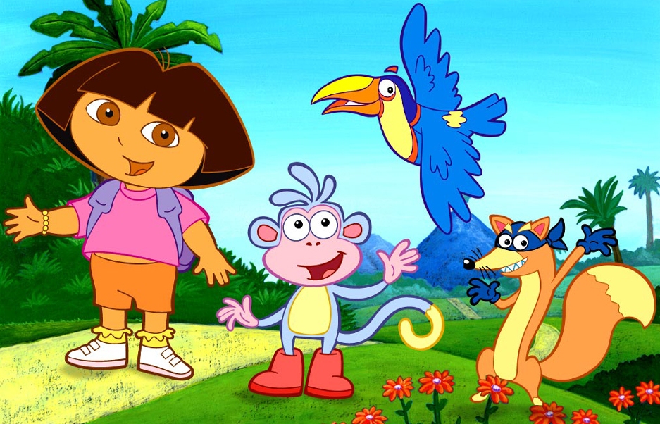 Buku Belajar Mewarnai Gambar Dora Explorer Anak