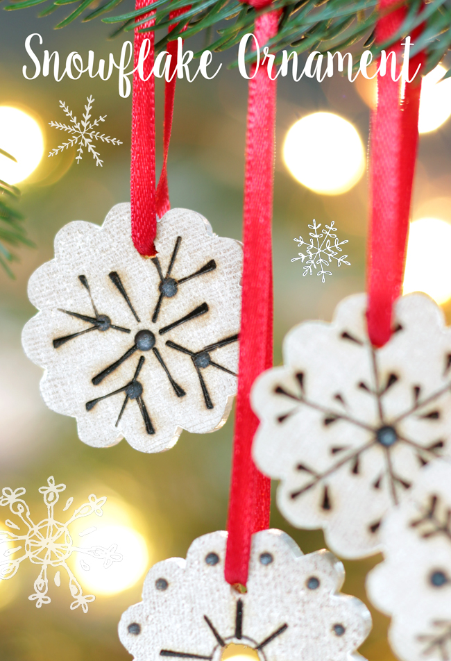 20” Wood Metal Snowflake Ornaments, Large - Cranberry Christmas Tree  Ornaments - Farmhouse Christmas Ornaments - Winter Woodland Christmas  Ornaments