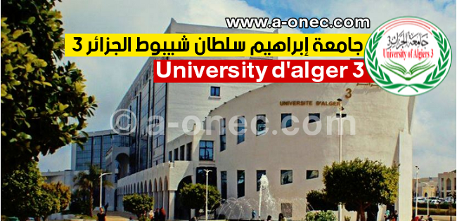 Université d’Alger 3 Ibrahim Sultan Cheibout