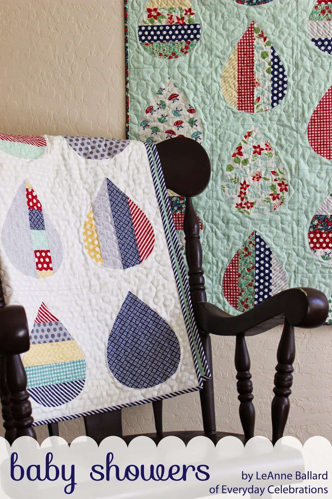 Everyday Celebrations Tutorial April Showers Baby Quilt