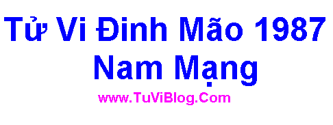 Xem Tu Vi tuoi Dinh Mao 1987 Nam Mang