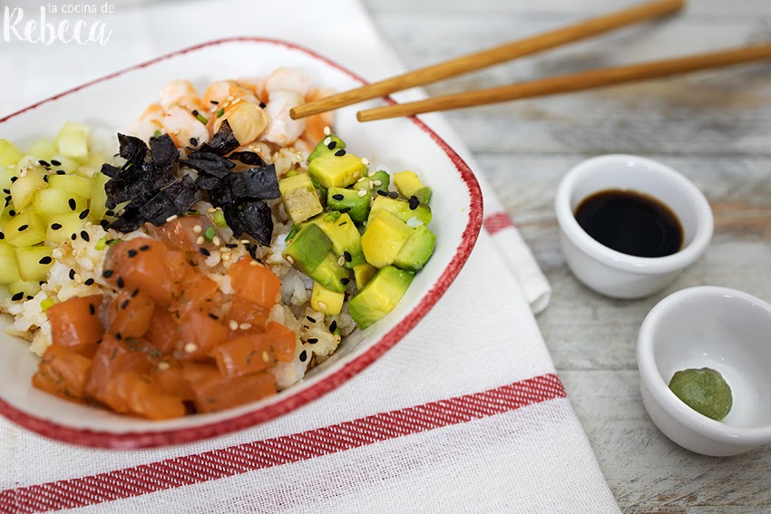 La cocina de Rebeca: Sushi bol y hacer arroz para sushi